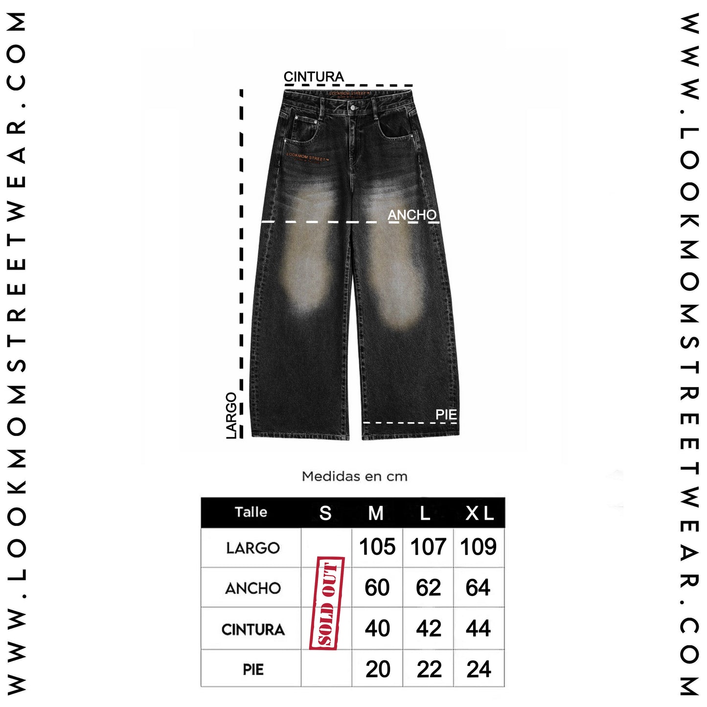Jeans Oversize Acid Oxid