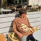 Camiseta Over Best Brown