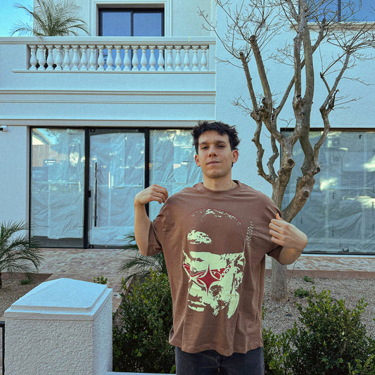Camiseta Over Best Brown