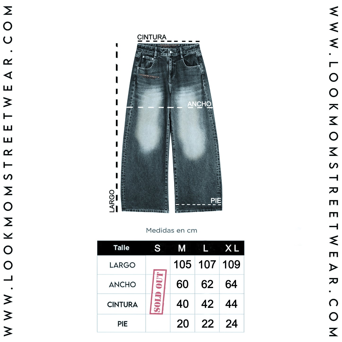 Jeans Oversize Acid Best